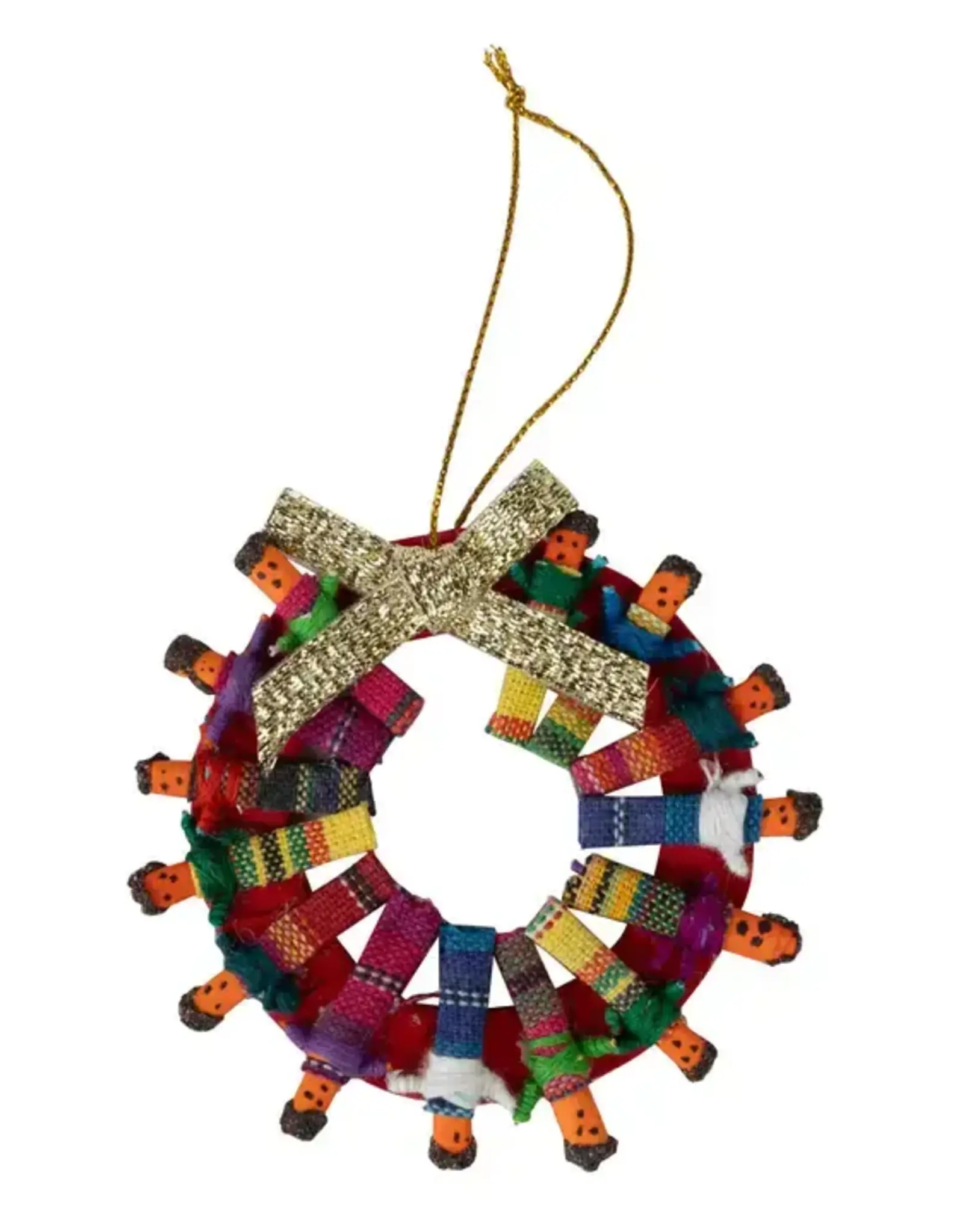 Ten Thousand Villages Around the World Wreath Ornament