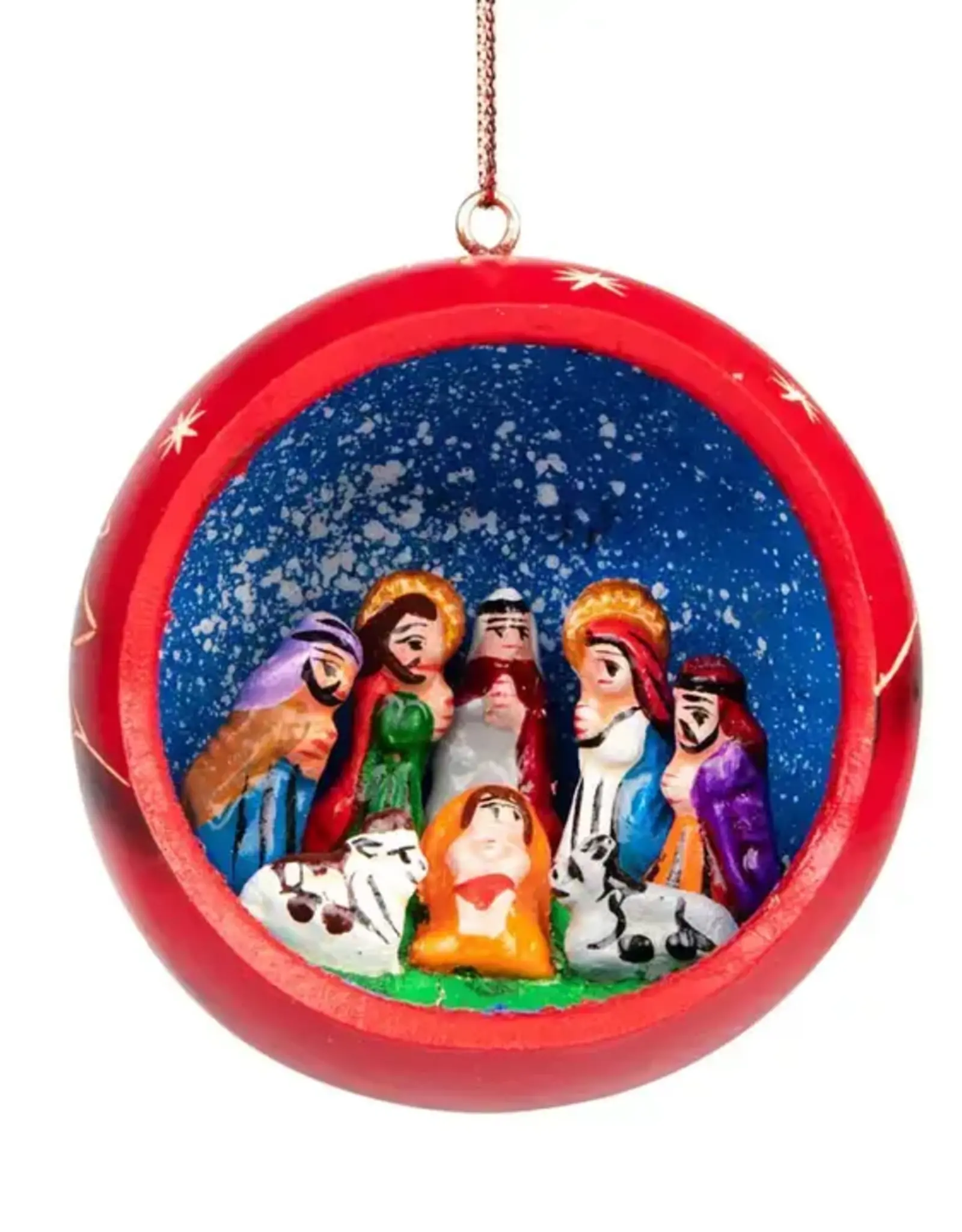 Ten Thousand Villages Gourd Retablo Ornament