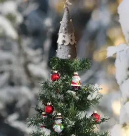 Global Crafts Silver and White Christmas Tree Decor (Large)