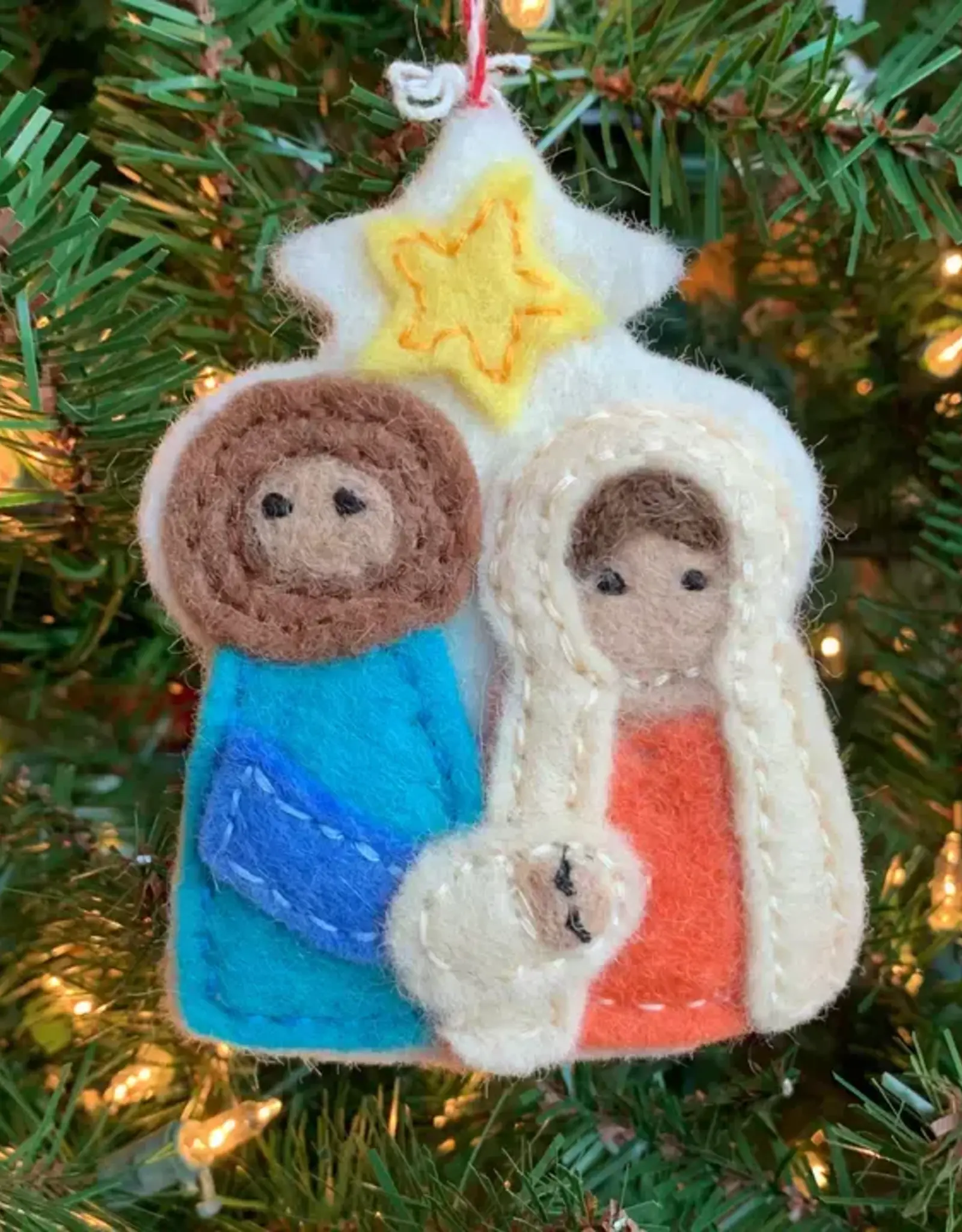 Ornaments 4 Orphans Nativity Wool Ornament
