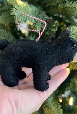 Ornaments 4 Orphans Wool Black Bear Ornament