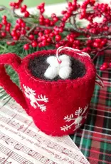 Ornaments 4 Orphans Wool Hot Chocolate Ornament