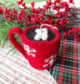 Ornaments 4 Orphans Wool Hot Chocolate Ornament