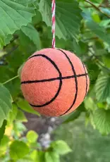 Ornaments 4 Orphans Wool Basketball Ornament