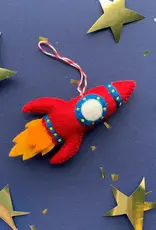 Ornaments 4 Orphans Wool Rocket Ornament