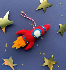 Ornaments 4 Orphans Wool Rocket Ornament