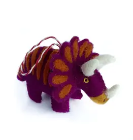 Ornaments 4 Orphans Happy Triceratops Ornament
