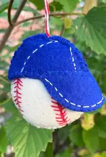 Ornaments 4 Orphans Wool Baseball with Hat Ornament