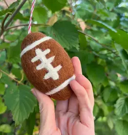Ornaments 4 Orphans Wool Football Ornament
