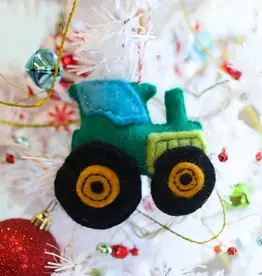 Ornaments 4 Orphans Tractor Felt Ornament