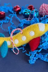 Ornaments 4 Orphans Airplane Felt Ornament