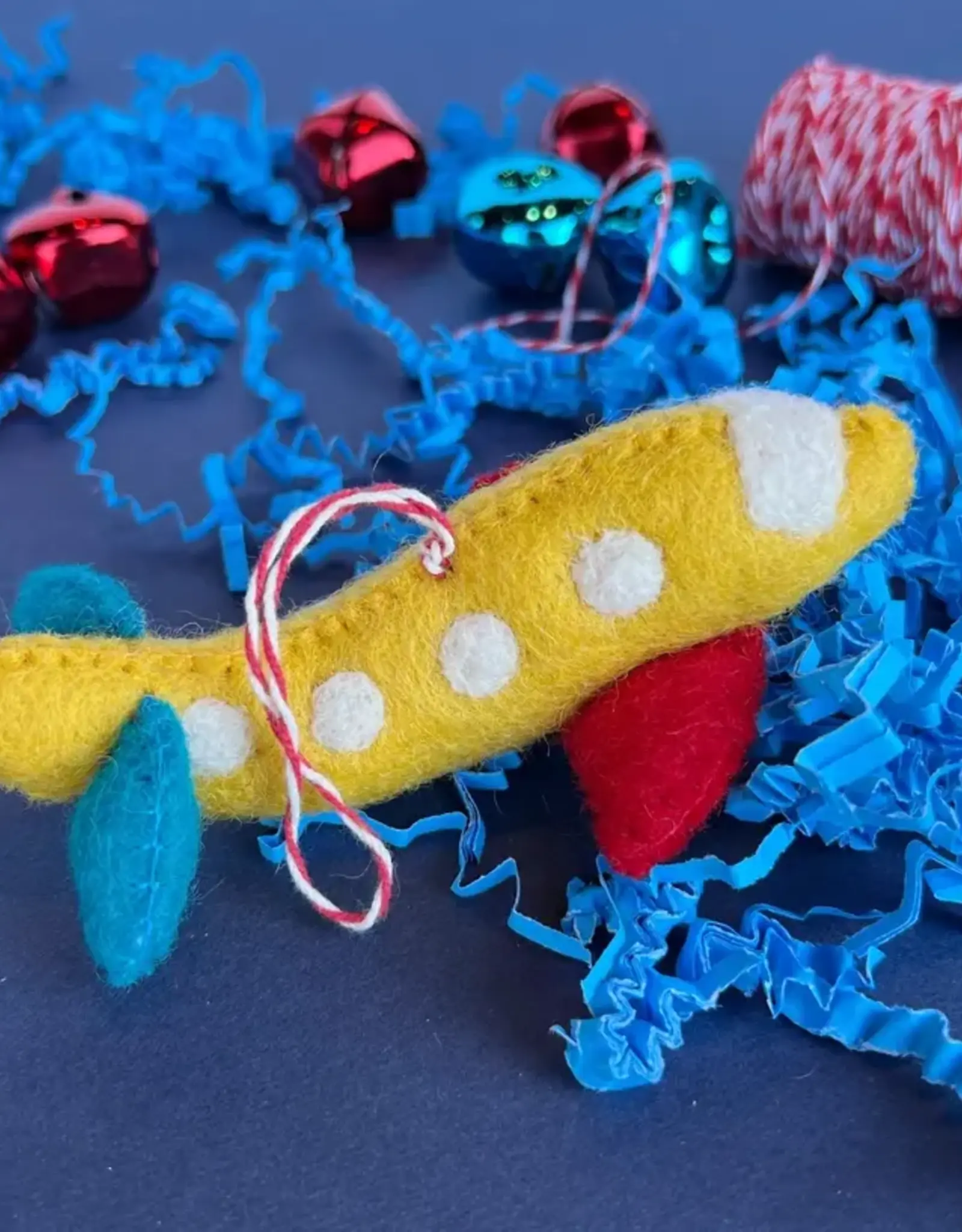 Ornaments 4 Orphans Airplane Felt Ornament