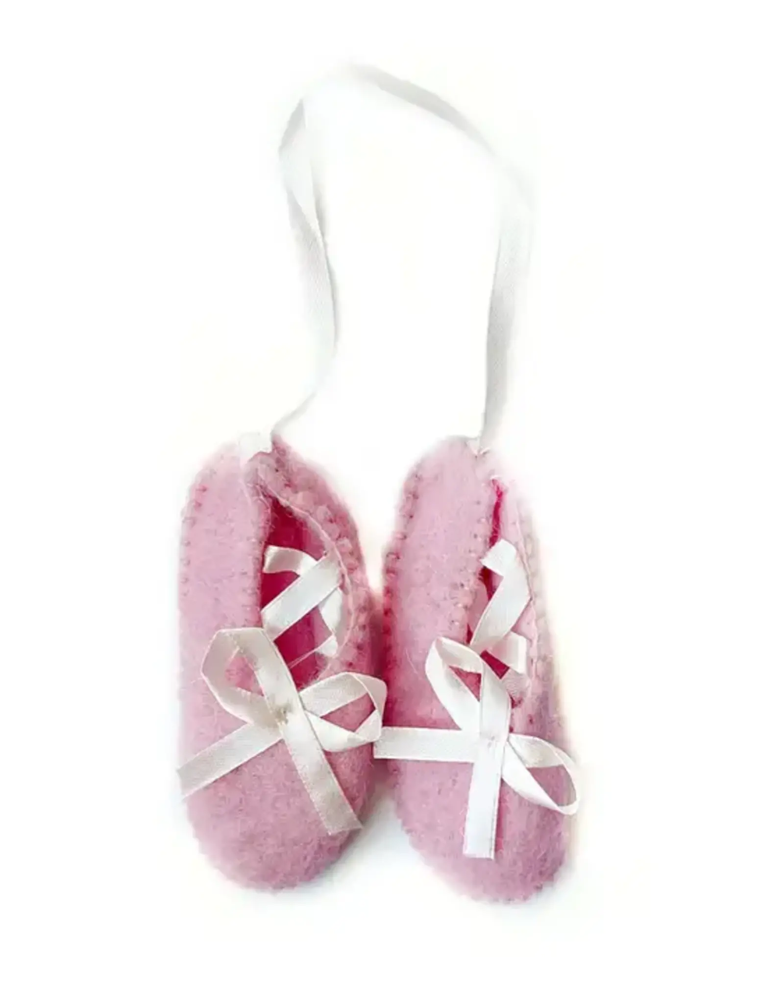 Ornaments 4 Orphans Ballet Slippers Felt Wool Christmas Ornament