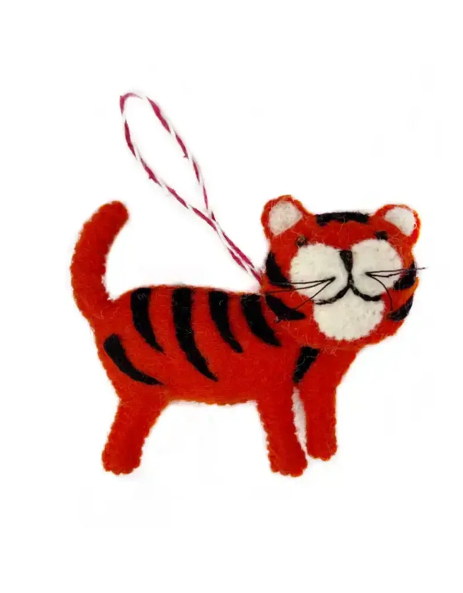 Ornaments 4 Orphans Tiger Felt Wool Christmas Ornament