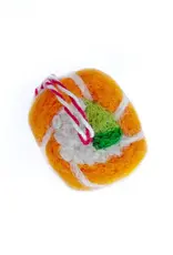 Ornaments 4 Orphans Salmon Maki Roll Felt Ornament