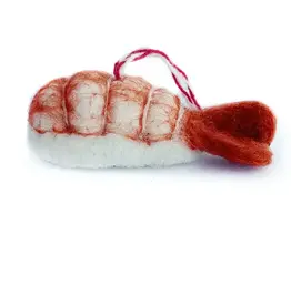 Ornaments 4 Orphans Shrimp Sushi Felt Ornament