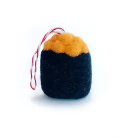 Ornaments 4 Orphans Tobiko Maki Roll Felt Ornament