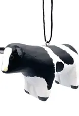 Women of the Cloud Forest Holstein Cow Balsa Ornament