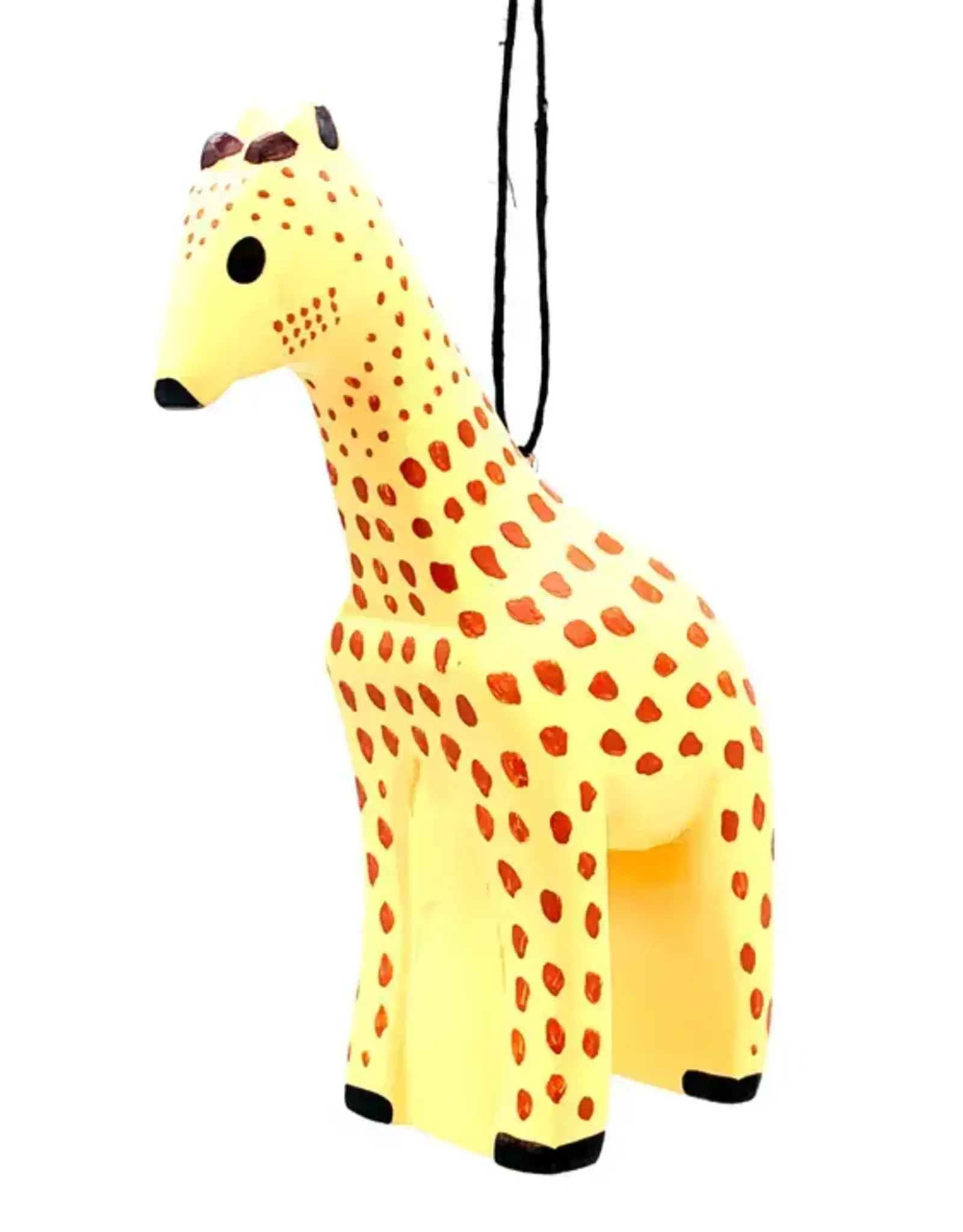 Women of the Cloud Forest Giraffe Balsa Ornament