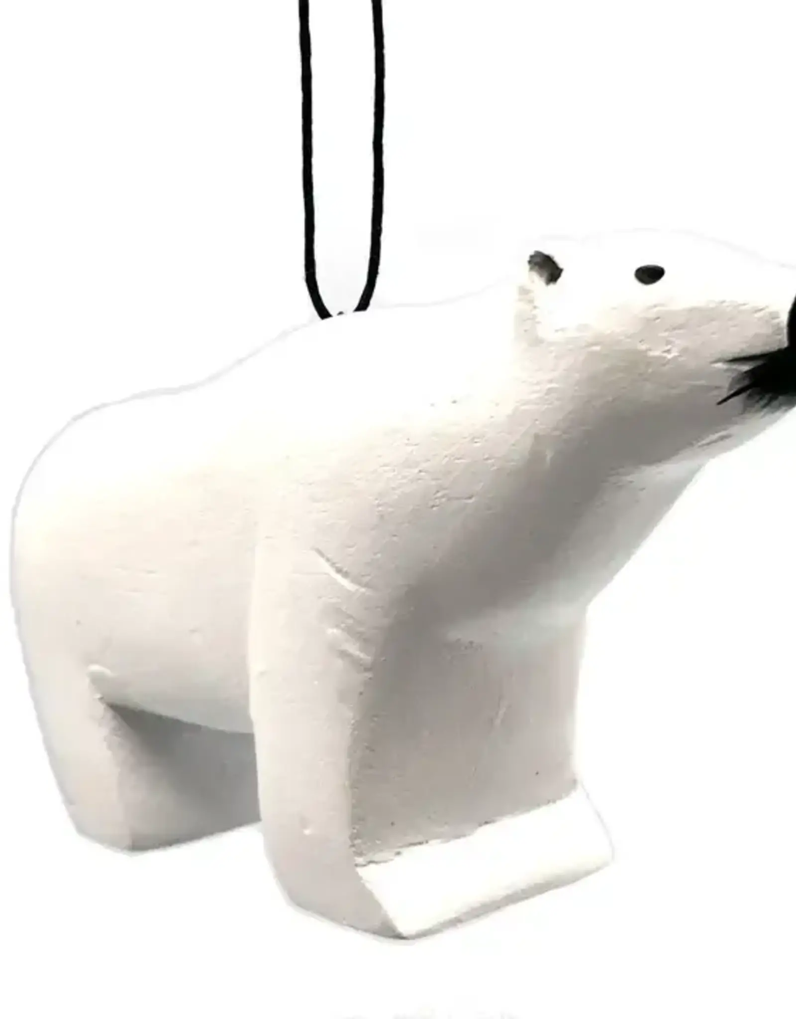 Women of the Cloud Forest Large Polar Bear Balsa Ornament