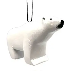 Women of the Cloud Forest Large Polar Bear Balsa Ornament