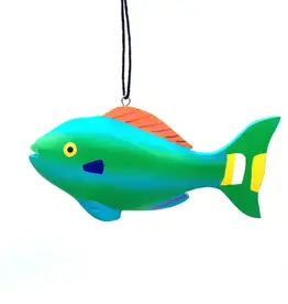 Women of the Cloud Forest Parrotfish Balsa Ornament