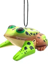 Women of the Cloud Forest Southern Leopard Frog Balsa Ornament
