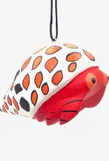Women of the Cloud Forest Hermit Crab Balsa Ornament