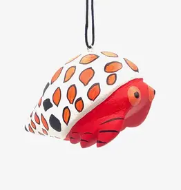 Women of the Cloud Forest Hermit Crab Balsa Ornament