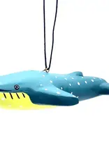 Women of the Cloud Forest Blue Whale Balsa Ornament