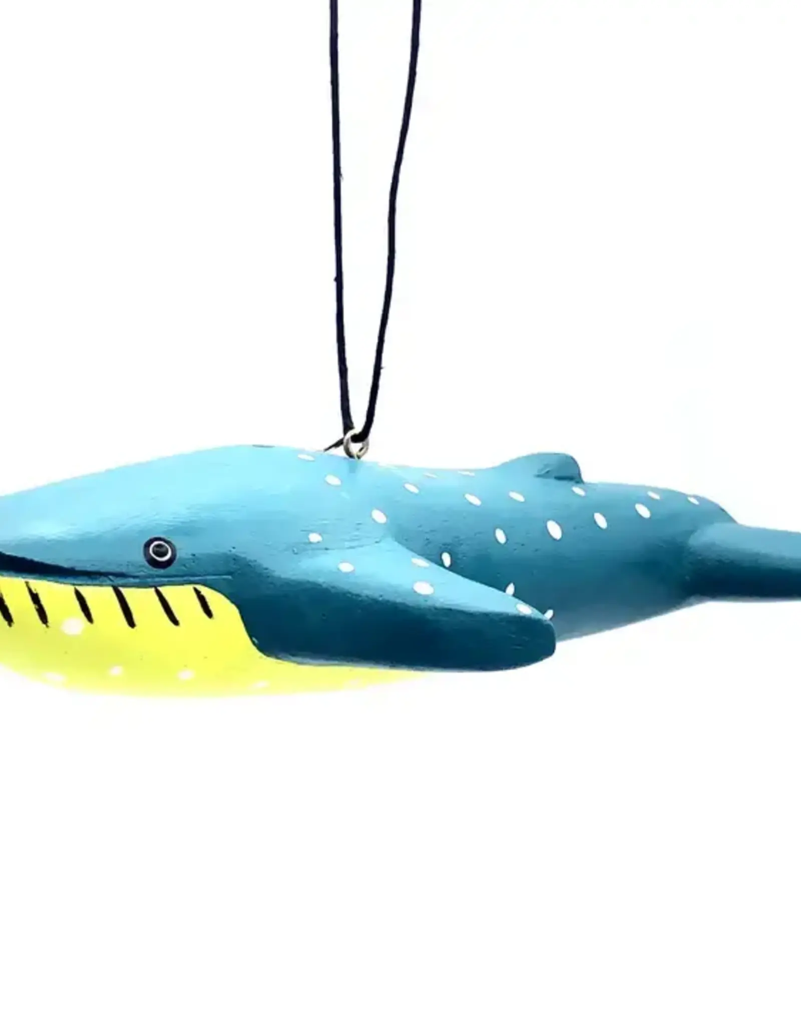 Women of the Cloud Forest Blue Whale Balsa Ornament