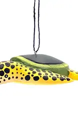 Women of the Cloud Forest Green Turtle Balsa Ornament
