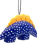 Women of the Cloud Forest Whimsical Stegosaurus Balsa Ornament