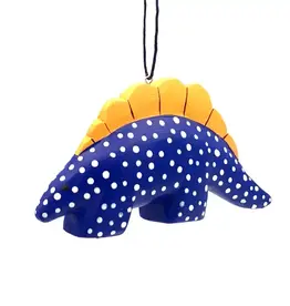 Women of the Cloud Forest Whimsical Stegosaurus Balsa Ornament