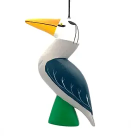 Women of the Cloud Forest Great Blue Heron Balsa Ornament