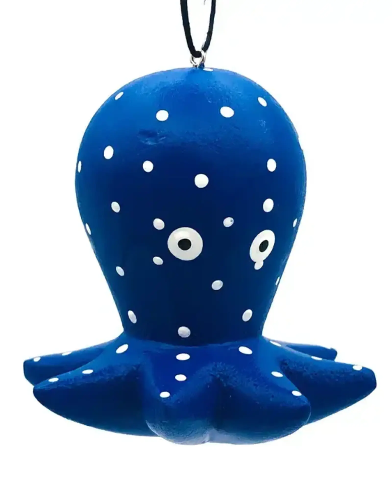 Women of the Cloud Forest Whimsical Octopus Balsa Ornament