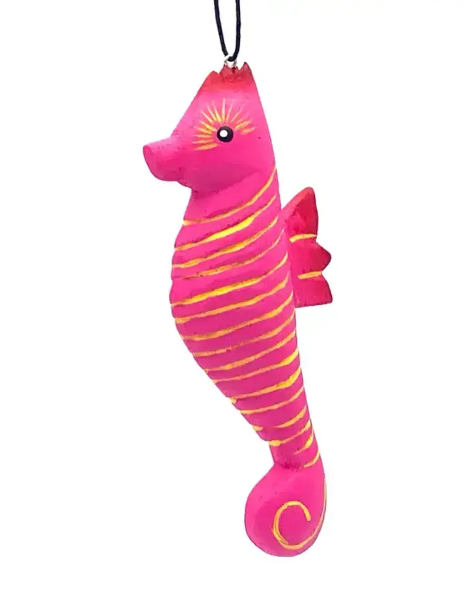 Women of the Cloud Forest Seahorse Balsa Ornament