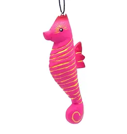 Women of the Cloud Forest Seahorse Balsa Ornament
