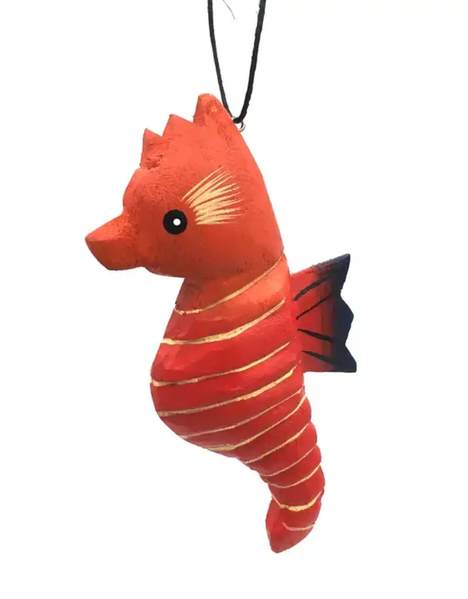 Women of the Cloud Forest Seahorse Balsa Ornament
