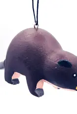 Women of the Cloud Forest Beaver Balsa Ornament