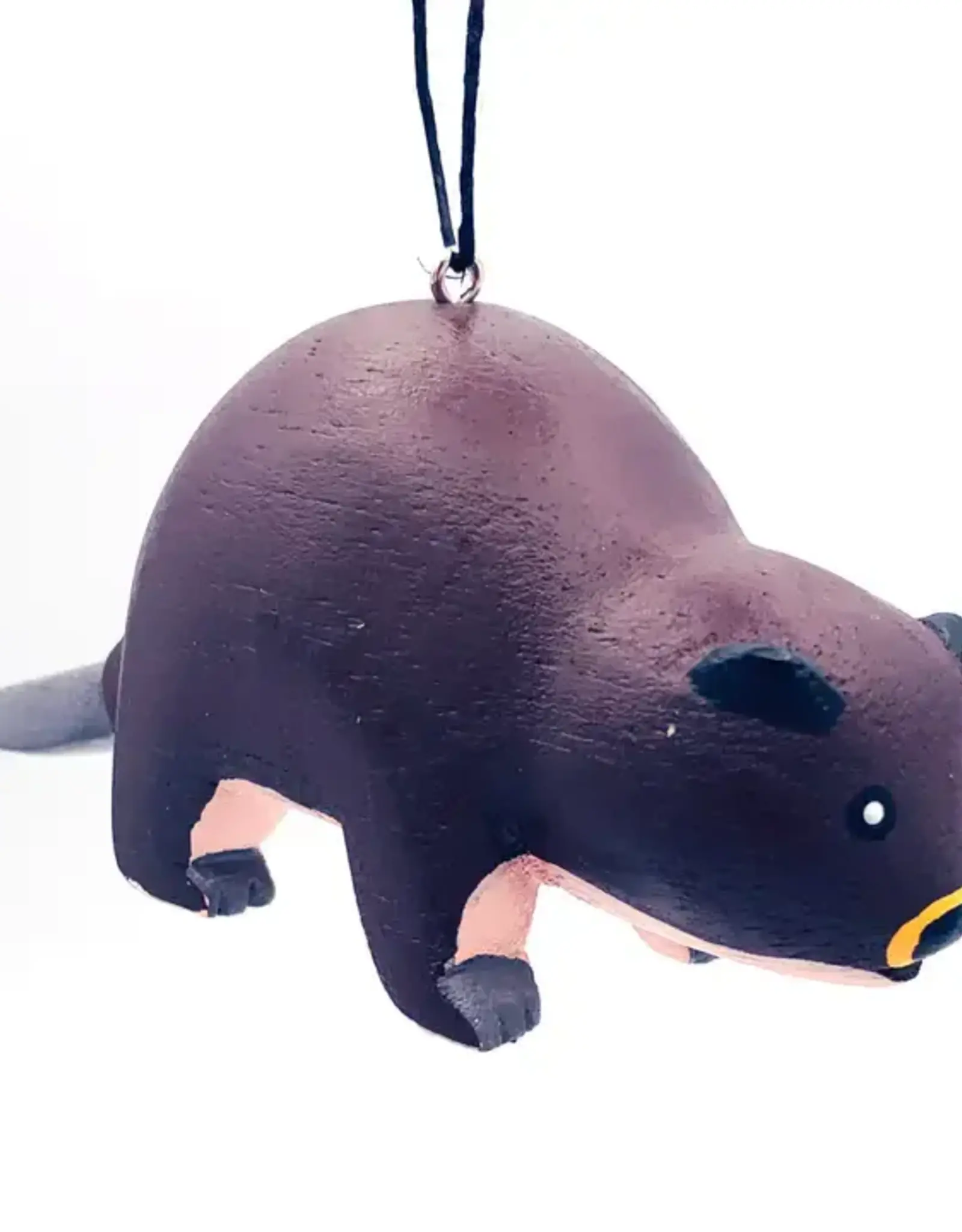 Women of the Cloud Forest Beaver Balsa Ornament