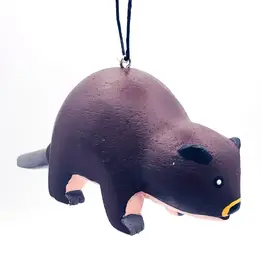 Women of the Cloud Forest Beaver Balsa Ornament