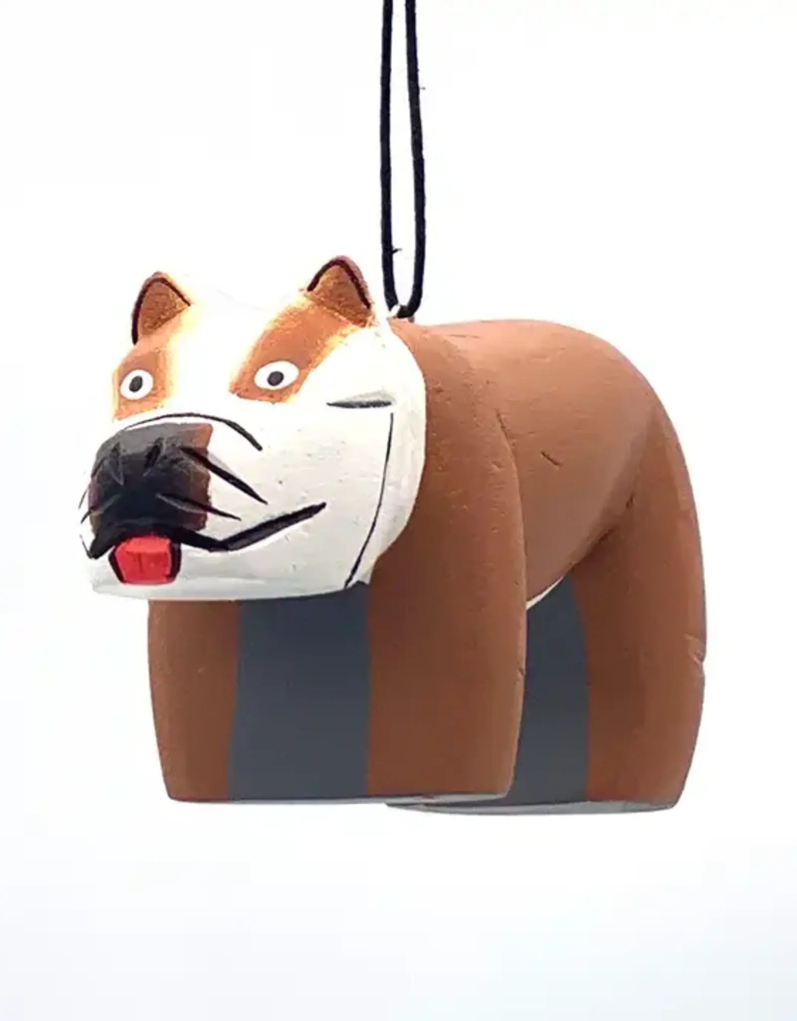 Women of the Cloud Forest Bulldog Balsa Ornament