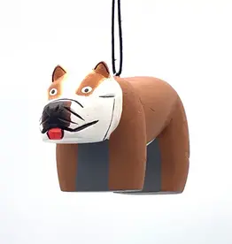 Women of the Cloud Forest Bulldog Balsa Ornament