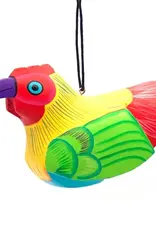 Women of the Cloud Forest Whimsical Chicken Balsa Ornament