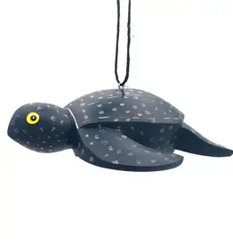 Women of the Cloud Forest Leatherback Turtle Balsa Ornament