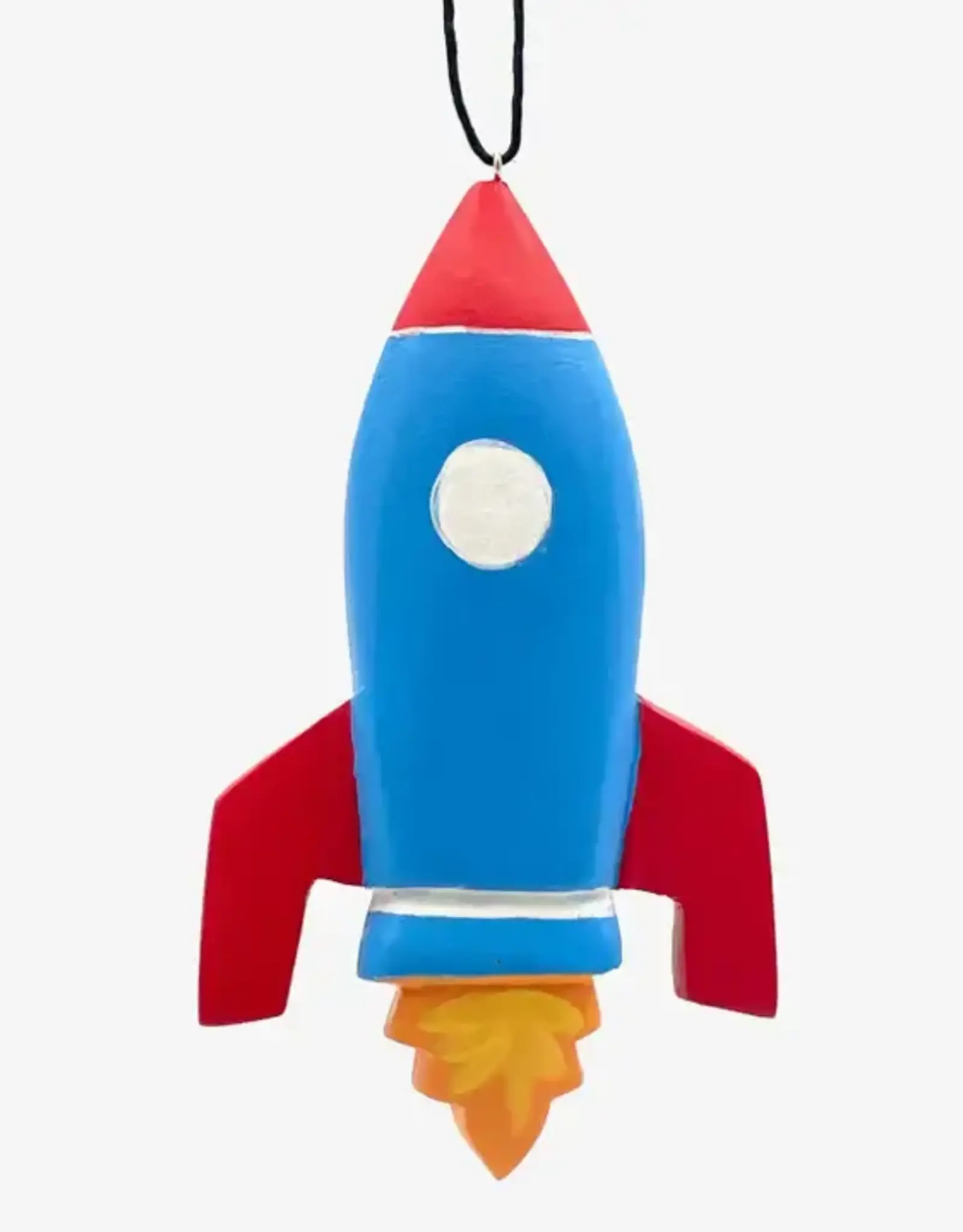 Women of the Cloud Forest Rocket Ship Balsa Ornament