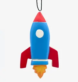 Women of the Cloud Forest Rocket Ship Balsa Ornament