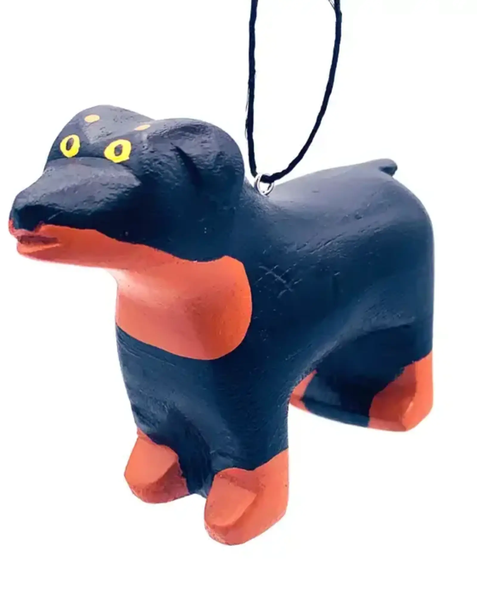 Women of the Cloud Forest Rottweiler Balsa Ornament