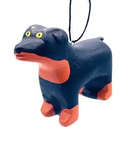 Women of the Cloud Forest Rottweiler Balsa Ornament